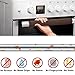 ZAWAGIIK 6Pcs Refrigerator Door Handle Cover Washable Kitchen Appliance Decor Handles Fridge Oven Microwave Dishwasher Antiskid Protector, Keep Off Fingerprints Food Stains (Brown)