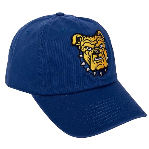 Desert Cactus North Carolina A&T State University Baseball Hat Aggies NC A&T Brimmed Embroidered Cap Adjustable Cloth Strap Adult (Style B) Blue
