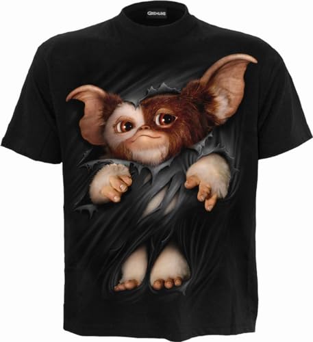 WB Studio - Gremlins - Gizmo - Front Print T-Shirt Black - S