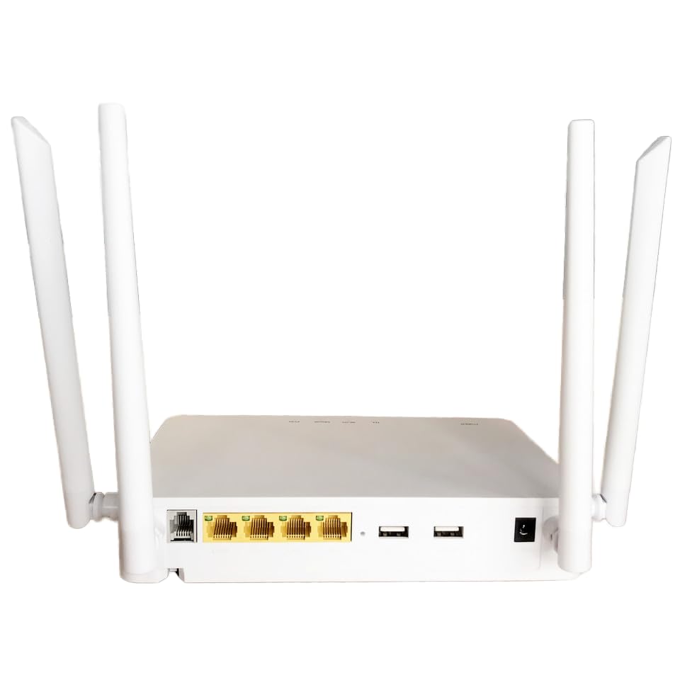 Fiber Optic Router GM619/GM630, ONU, High Performance ONT with Adapter, Pre-Owned