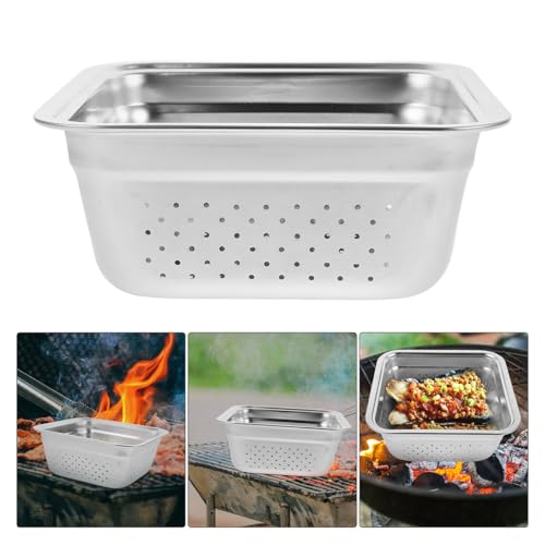 Panier à griller en acier inoxydable Veemoon robuste pour une cuisson extérieure parfaite - 7