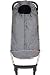 liuliuby Toddler Size Original CozyMuff - Weatherproof Footmuff with Temperature Control - Universal Fit for Strollers (Heather Gray, 2019/2020 Edition)