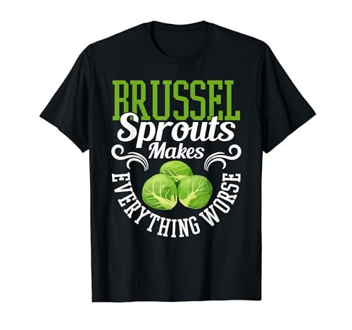 Brussel Sprout Hater Food Brussel Sprout Hater Club Hombres Niños Camiseta