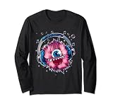 Einäugiges Monster süßes T-Shirt-T-Shirt Langarmshirt