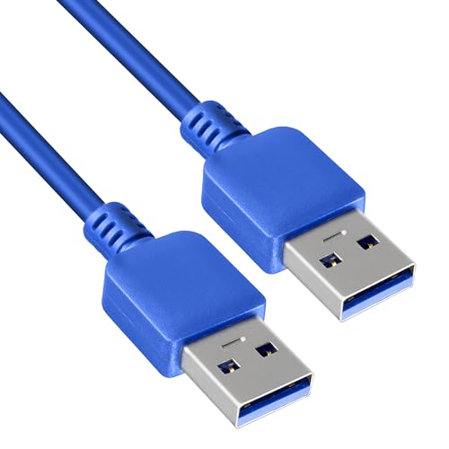 Storite 1.5 M USB 3.0 Type A Male to Type A Male Cable For Data Transfer Hard Drive Enclosures, Cooling Pad - Plain Version (Blue) (B0CMM1JLCX) Amazon Price History, Amazon Price Tracker