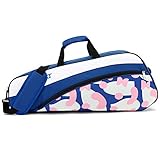 Oukerde Badminton - Bolsa de Raqueta de Tenis Bolsa de bádminton,Mochila de Doble Hombro y un Hombro para Hombres y Mujeres,Bolsa de Raqueta de bádminton de Red versión Coreana Engrosada