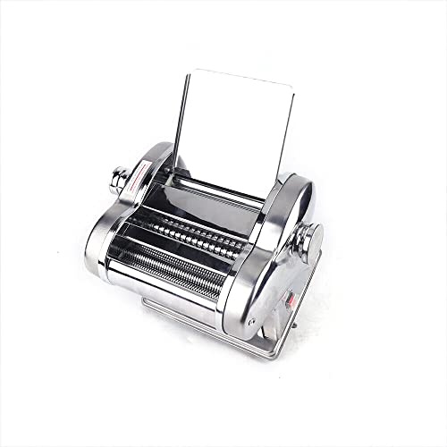 Sfogliatrice elettrica per Pasta, 135 W, Acciaio Inossidabile, Spessore 4 mm, 2 Lame, 6 velocità, 110 V