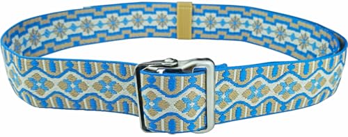 LAMBOX Gait Belt Transfer Belt with 2-inch Soft and Comfortable Jacquard Webbing for Caregivers, Seniors, Elderly, etc. (Color23, 60 Inch) - Thumbnail 7
