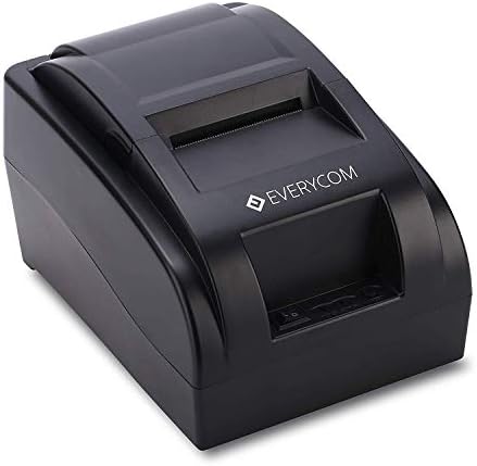 Everycom EC-58 58mm (2 Inches) Direct Thermal Printer- Monochrome Desktop (1 Year Warranty) (USB + Bluetooth)