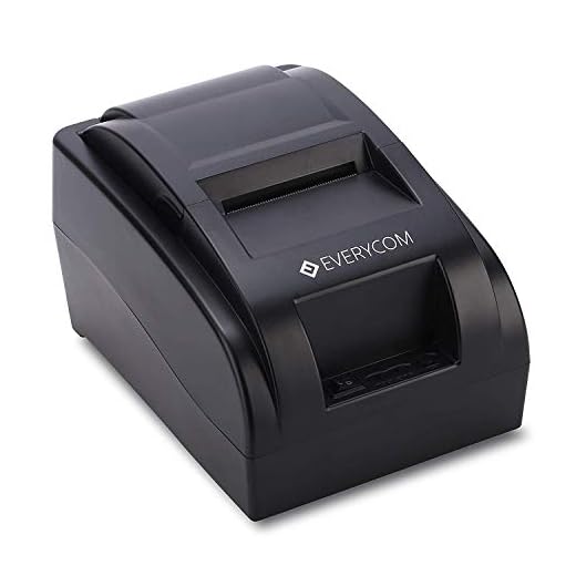 Everycom EC-58 58mm (2 Inches) Direct Thermal Printer- Monochrome Desktop (1 Year Warranty) (USB + Bluetooth)