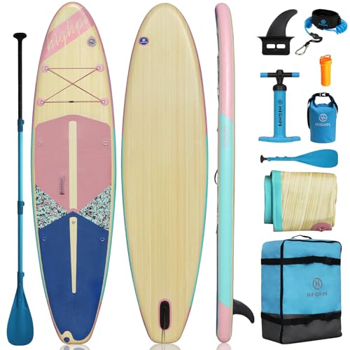 Highpi 11ft Inflatable Stand Up Paddle Board for Youth and