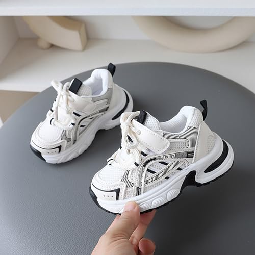 IWIHMIV Kids Athletic Shoes Boys Non Slip Casual Sneakers Girls Lightweight Breathable Comfortable Running Tennis Shoes4