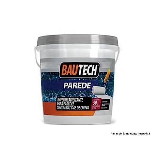 Bautech Parede Branco 4kg Tinta Impermeabilizante Parede