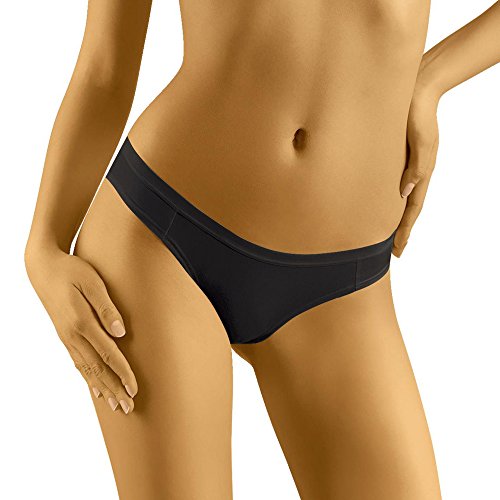 Wolbar Femmes Slips WB179, Noir,S