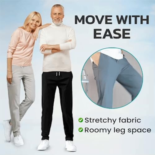 Bevawear Men's Fast Dry Stretch Pants - Light, Thin, Quick Dry Pull-On Glidepants3