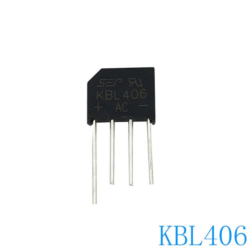 KBL406 Diodo Raddrizzatore Schottky a Ponte Monofase 4A 600V 10 Pezzi