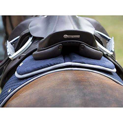 Lemieux Wither Free Half Saddle Pad - English Saddle Pads For Horses - Equestrian Riding Equipment And Accessories (Black - Large) #TOP4