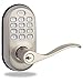 Yale YRL210ZW619 Push Button Z-Wave Lever, Satin Nickel