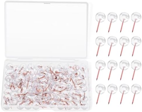 100 Stecknadeln Mit Roségoldenen Köpfen - Perfekt Für Pinnwände & DIY-Projekte