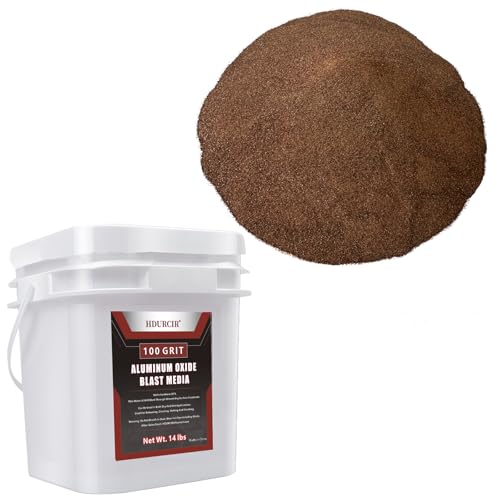 Aluminum Oxide 14 LBS 100 GRIT Medium to Fine Sand Blasting Abrasive Media for Blasting Cabinet or Blasting Guns