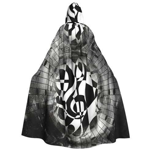Cape à capuche musique EdWal durable et résistante pour halloween