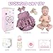 Aori Lifelike Reborn Baby Girl Dolls - Realistic 20-Inch Newborn Doll with Poseable Limbs and Feeding Kit, Weighted Real Life Reborn Baby Doll Gift Set for Seniors, Collectors and Kids 3+