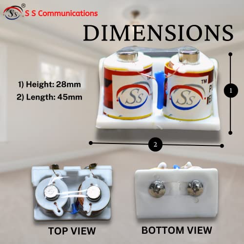 Image of SSC Coil for ALBA, CP Plus, Hawk Vision, LINC Plus and Secureye Electronic Door Locks, Universal Rim Lock Coil Door Lock Parts White