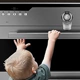 2 Pcs Child Safety Oven Door Lock,Heat-Resistant Baby Proof Oven Lock for Kitchen Safety, Use 3M Adh