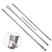 SHINESTAR 67820 67722-3 Burner Tubes Set for Weber Genesis 300 Series (2007-2010), Stainless Steel, 34 1/4 inch