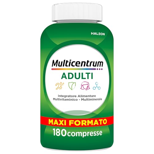 Multicentrum Adulti Integratore Alimentare Multivitaminico Completo Vitamine e Minerali per