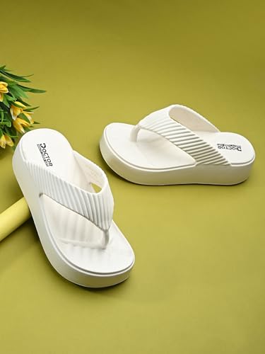 Image of DOCTOR HEALTH SUPER SOFT Women Soft EVA Flip Flops | Lightweight Cushioned Slippers | Anti-Slip Casual Sandals for Indoor Outdoor Everyday Wear