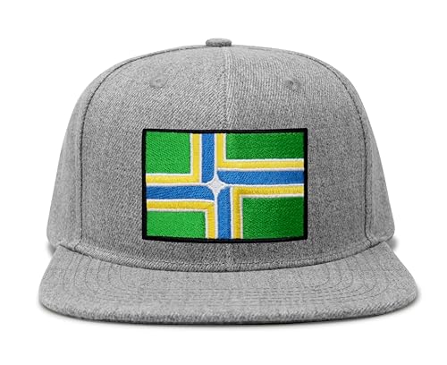 Image of International Tie City Hat for Men and Women, Adjustable Snapback Trucker Baseball Cap with Embroidered Patch