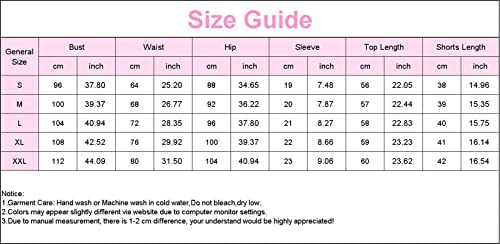 Fastkoala Women's 2 Piece Outfits Summer Pleated Tracksuits Lounge Button Down Shirts Top High Waist Shorts Set Rose Red Rose Red L #TOP5