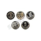 『龍が如く』20周年記念 金メッキ代紋缶バッジ vol.2（全5種）BOX