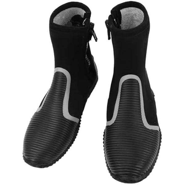 Profesjonalne Buty do Nurkowania, Neoprenowe Buty do Wody o Grubości 5 Mm z antypoślizgową podeszwą i miękką wyściółką, Nurkowania, Snorkelingu, Surfingu, Raftingu i Sportów