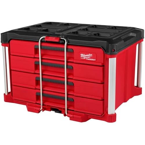 Milwaukee Packout 4 Drawer Tool Organizer Box - 48-22-8444