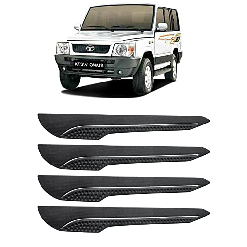 Image of AOSIS-Car Bumper Protector /Bumper Guard for Tata Sumo Victa with Single Chrome Stripe (4-Pcs)