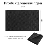 GZRXIOUS Materiał akustyczny HiFi tkanina pokryciowa siatka ochronna głośnik materiał czarny pokrowiec ochronny do stereo audio kratka ochronna siatka osłona głośnika siatka mesh 140 x 50 cm