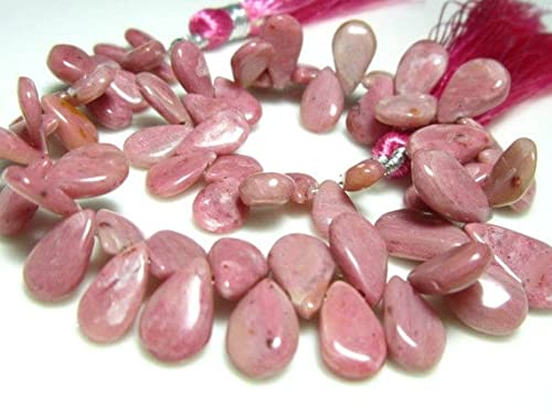 Pink Opal Smooth Pear pierres naturelles pour création bijoux