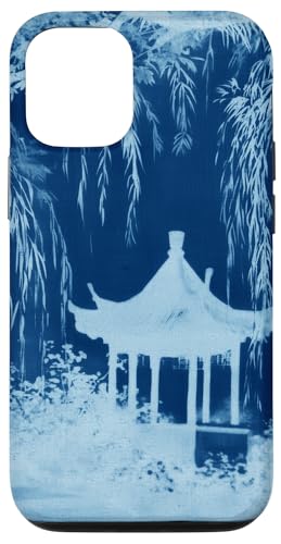 Chinoiserie Blue Garden Aesthetic �X�}�z�P�[�X iPhone 12/12 Pro �p