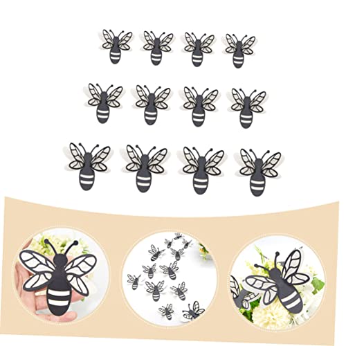 Yardwe 3 Sets Double-Layer Stickers Classroom Baby D Honey Art Decor Mural Bumblebee Decorations Wall Black Window Silver Background Nursery Layered Kids Animals Bedroom Diy Decorative #TOP7