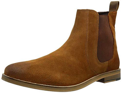 chestnut suede chelsea boots