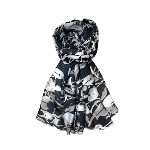 Image of Aura Collection Viscose Cotton Scarf Stole for Women