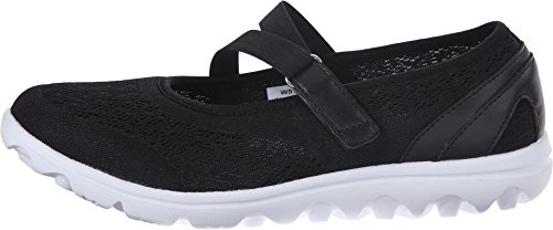 Image of Propet Womens TravelActiv Mary Jane Flats Casual - Black