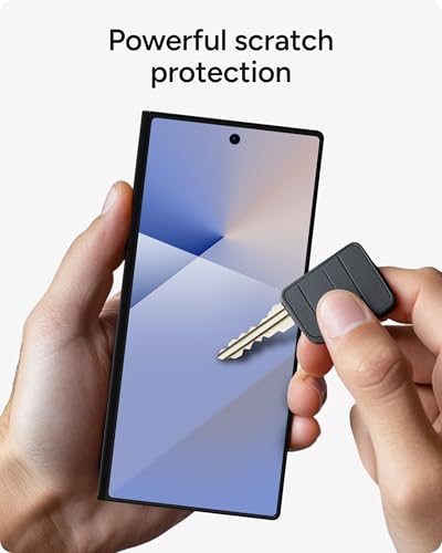 Image of ZAGG Glass+ Samsung Galaxy Z Fold7 Screen Protector (Front Screen Only) - 3x Stronger, Scratch-Resistant, Smudge-Resistant, Fingerprint Scanner Compatible, InvisibleShield, Easy Installation