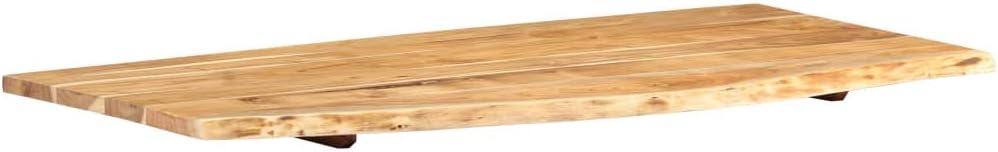 FAMIROSA Bathroom Vanity Top Solid Acacia Wood 46.5"x21.7"x1" 36.19 lbs