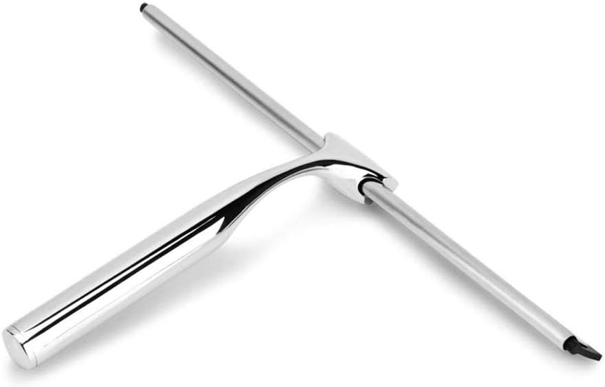 Stainless Steel Glass Scraper，All Purpose Shower Squeegee, Shower Window Shower Wiper Shower Cleaner