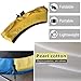 BIWKONI Kids Trampoline Replacement Pad Anti-Collision Safety Edge Protective Cover Trampoline Accessories Spring Sponge Pad,Yellow,4.6FT 140cm