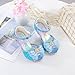 ALPHELIGANCE Girls Dress Princess Shoes Sparkly Glitter Ballet Flats for Toddler/Kids Party Wedding Dress Up(096-B5Blue27)
