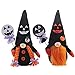 Naisde Muñeca Elfa de Halloween, Halloween Negro Muñeca Doll Teléfono Dwarf Precs Party Decorations Adornos del hogar 2pcs